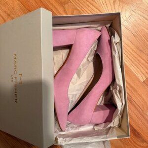 Marc Fisher LTD. Women's Zala6 Pointed Toe Pumps - LIGHT PINK SUEDE, size 9.5